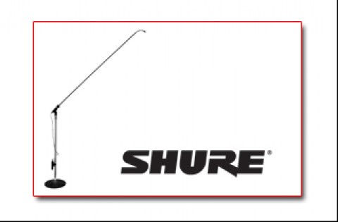 Ace Backstage CSM-61C 60" Choir Stick Microphone with Shure Cardioid Condenser Element